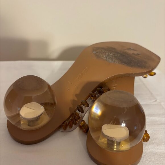 CULT GAIA Clio Round Sphere Heel Sandals - Size 38EU/8US - Picture 5 of 12